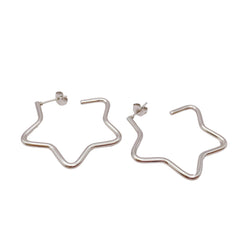 Arracada Estrella Plata