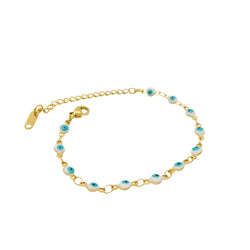 Pulsera Ojitos Blancos