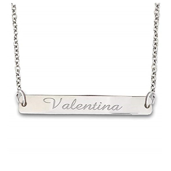 ENGRAVED NAMEPLATE NECKLACE